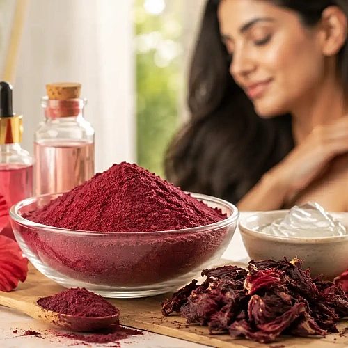 How Hibiscus Powder Enhances Your Beauty Naturally